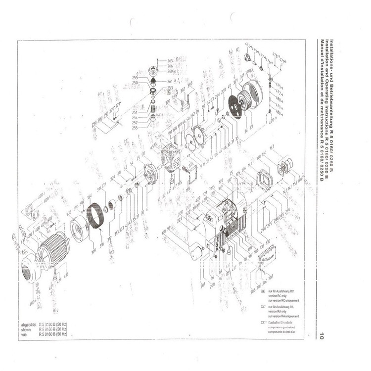 供應(yīng)德國Elmo Rietschle 旋片真空泵VC300 進(jìn)口真空泵里其樂真空泵